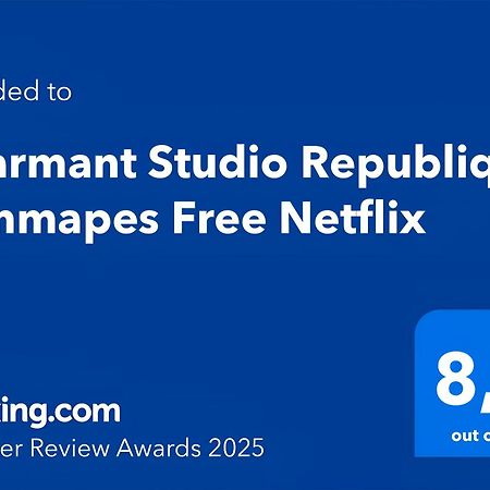 Charmant Studio Republique Jemmapes Free Netflix Paris Bagian luar foto